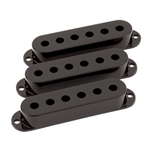 Fender Pickup Covers, Stratocaster Black (3)