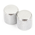 Fender Telecaster/Precision Bass Knobs, Knurled Chrome (2)