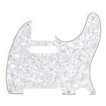 Fender Pickguard, Telecaster, 8-Hole Mount, White Pearl, 4-Ply