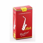 Vandoren Java Alto Saxophone Reeds Strength 3 1/2, Box of 10