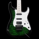 Jackson X Series Signature Adrian Smith SDXQM, Maple Fingerboard, Transparent Green