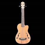 Journeyman Acoustic-Electric U•BASS with F-Holes, Deluxe Gig Bag