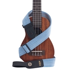 Kala Heather Blue Polyester Ukulele Strap