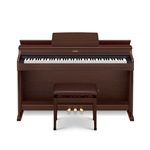 Casio Celviano AP-470 Digital Piano, Brown Walnut, Includes Adjustable Bench