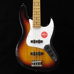 Squier Affinity Jazz Bass, Maple Fingerboard, White Pickguard, 3-Color Sunburst