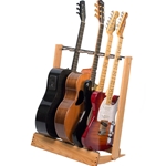 String Swing Guitar Floor Rack, Oak
