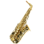 Antigua A521LQGK Power Bell Alto Sax Laquer, Gold Keys