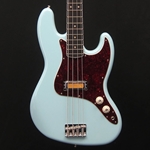 Fender Gold Foil Jazz Bass, Ebony Fingerboard, Sonic Blue. Blem