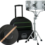 Mapex MSK14DC Backpack Snare Drum Kit w/ Intergrated Rolling Bag