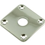 WD Square Jack Plate for Gibson Les Paul, Chrome
