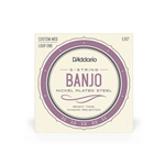 D'Addario EJ57 5-String Banjo Strings, Nickel, Custom Medium, 11-22