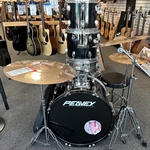 Used Peavey International Drum Set w/ZBT 4pc cymbal set and bag