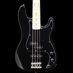 Squier Affinity Precision Bass PJ, Maple Fingerboard, Black Pickguard, Black, Gig Bag