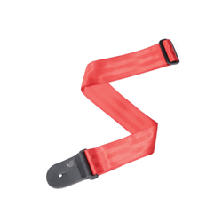 D'Addario Seat Belt Guitar Straps, Red