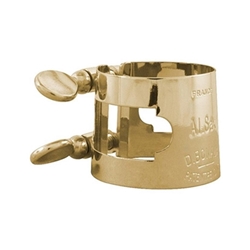 Bonade 2254G Alto Sax Ligature, Gold Lacquer