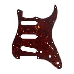 Fender Pickguard, Stratocaster S/S/S, 11-Hole Mount, Tortoise Shell, 4-Ply