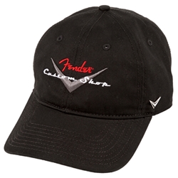Fender Custom Shop Baseball Hat, Black, One Size