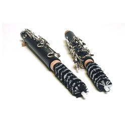 H.W. Products PadSaver, Clarinet 2pc Blk/White