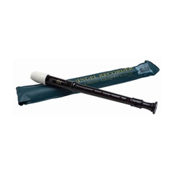 Angel 101 Soprano Recorder, Key of C, Black