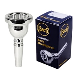 Bach Classic Silver Plated Small Shank Trombone Mouthpiece