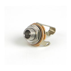 Switchcraft 11 1/4" Mono Jack with Nut & Washer