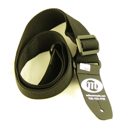 Mike's Music 2" Deluxe Poly Nylon Guitar Strap - Black
