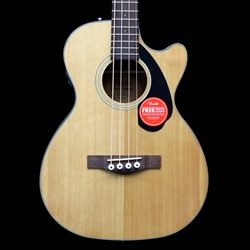 Fender CB-60SCE Acoustic Bass, Laurel Fingerboard, Natural