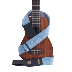 Kala Heather Blue Polyester Ukulele Strap