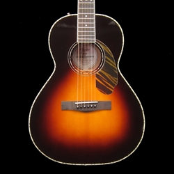 Fender Paramount PS-220E Parlor, Ovangkol Fingerboard, 3-Tone Vintage Sunburst, Hard Shell Case