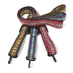 Franklin Strap 1" Red Jacquard Sax Strap