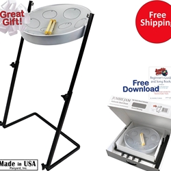 Panyard Jumbie Jam Steel Drum Kit - Silver