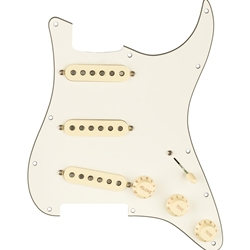 Fender Pre-Wired Strat Pickguard, Original '57/'62 SSS, Parchment 11 Hole PG