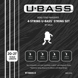 Road Toad Pahoehoe U-Bass set, Black Nylon