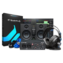 Presonus AudioBox USB 96 Studio Ultimate Bundle - 25th Anniversary Edition, Black