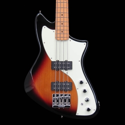Fender Player Plus Active Meteora Bass, Maple Fingerboard, 3-Color Sunburst, Gig Bag