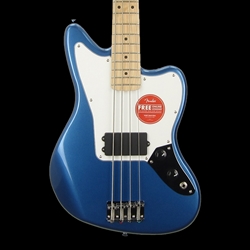 Squier Affinity Jaguar Bass H, Maple Fingerboard, White Pickguard, Lake Placid Blue