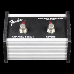 Fender 2-Button Footswitch, Channel Select Reverb On/Off, 1/4" Jack