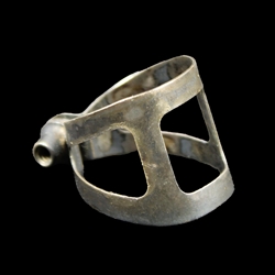 Vintage Single Screw Alto Sax Ligature, Nickel