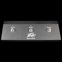 Peavey 6505+ 3 Button Footswitch, Black