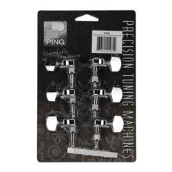 Ping P2642 Economy Covered Machine Heads. 3 Bass 3 Treble Chrome