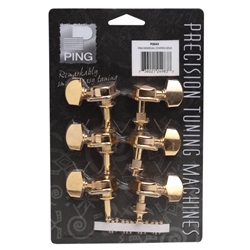 Ping P2643 Economy Covered Machine Heads. 3 Bass 3 Treble Gold