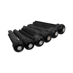AllParts Ebony Bridge and End Pin Set